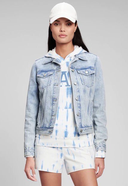Chaqueta Azul Grisáceo GAP