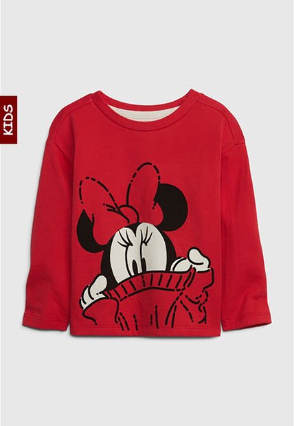 Buzo Rojo-Negro-Blanco GAP Kids Minnie Mouse