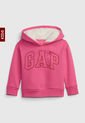 Hoodie Fucsia-Marfil GAP Kids de GAP