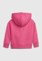 Hoodie Fucsia-Marfil GAP Kids de GAP
