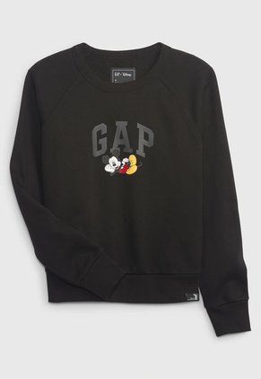 Buzo Negro-Gris-Amarillo-Rojo GAP Mickey Mouse Disney
