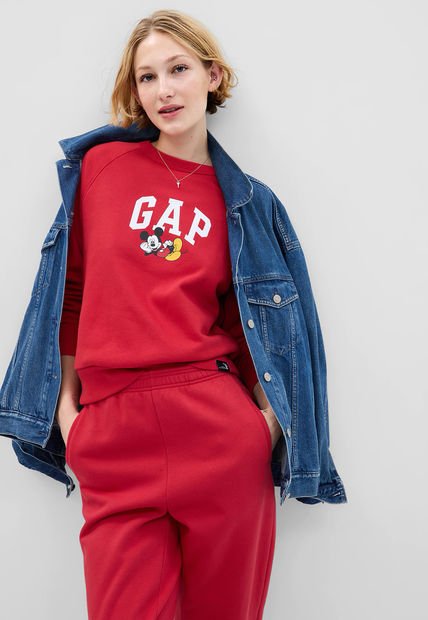 Buzo Rojo-Blanco-Amarillo GAP Mickey Mouse Disney