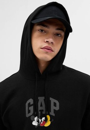Hoodie Negro-Gris GAP Mickey Mouse Disney