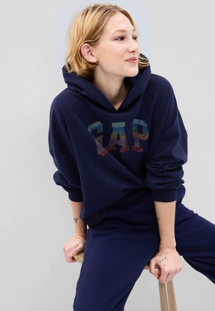 Hoodie Azul-Multicolor GAP