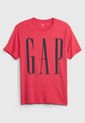Camiseta Rojo-Azul Navy GAP de GAP