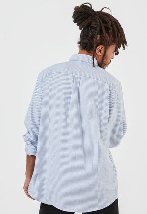 Camisa Blanco-Azul GAP