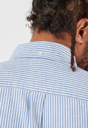 Camisa Blanco-Azul GAP