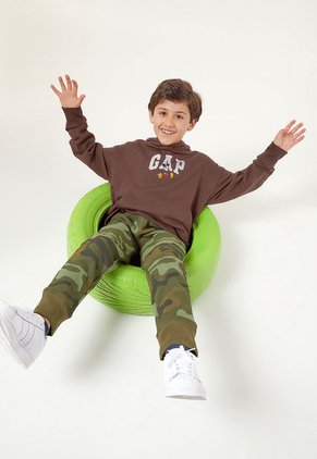 Hoodie Mickey Mouse Café-Blanco GAP Kids