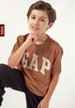 Camiseta Café-Marfil GAP Kids de GAP