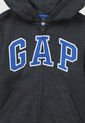 Hoodie Gris-Azul-Blanco GAP Kids de GAP