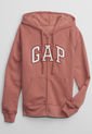 Hoodie Nude-Blanco-Terracota GAP de GAP
