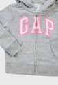 Hoodie Gris-Rosa-lanco GAP Kids de GAP