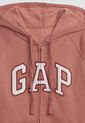 Hoodie Nude-Blanco-Terracota GAP de GAP