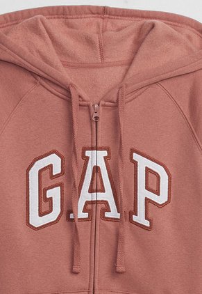 Hoodie Nude-Blanco-Terracota GAP