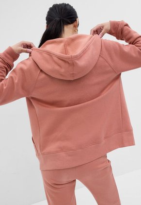 Hoodie Nude-Blanco-Terracota GAP