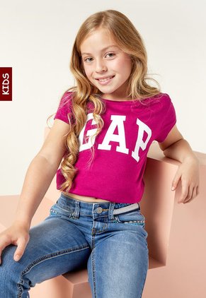 Camiseta Violeta-Blanco GAP Kids