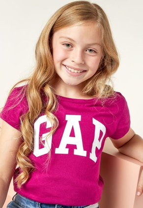 Camiseta Violeta-Blanco GAP Kids