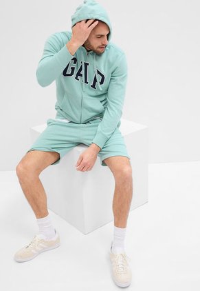 Hoodie Verde Meta-Azul Navy GAP