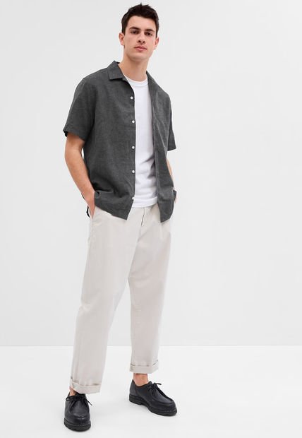 Camisa Gris Oscuro GAP