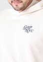 Hoodie Beige-Azul GAP de GAP