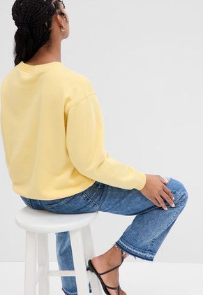 Buzo Amarillo Pastel-Azul Navy-Blanco GAP