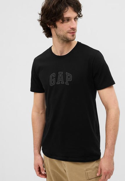 Camiseta Negro-Gris GAP