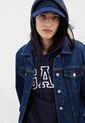 Hoodie Azul Navy-Blanco GAP de GAP