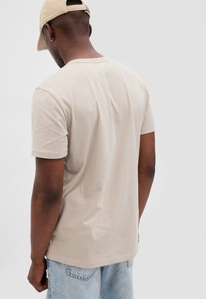 Camiseta Beige-Ocre-Blanco GAP