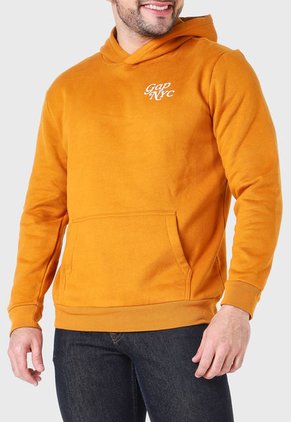 Hoodie Mostaza-Blanco GAP