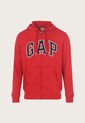 Hoodie Rojo-Azul Navy-Blanco GAP de GAP