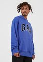 Hoodie Azul-Blanco GAP de GAP
