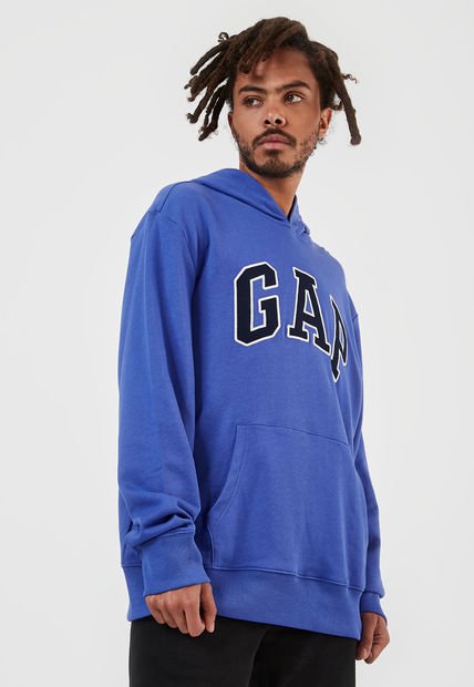 Hoodie Azul-Blanco GAP