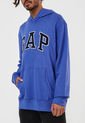 Hoodie Azul-Blanco GAP de GAP