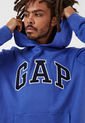 Hoodie Azul-Blanco GAP de GAP