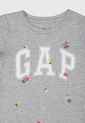 Camiseta Gris-Blanco GAP Kids de GAP