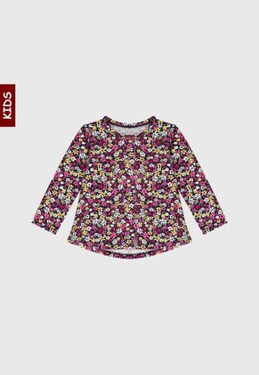 Camiseta Manga Larga Azul-Multicolor GAP Kids