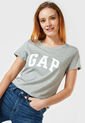 Camiseta Gris-Blanco GAP de GAP