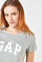 Camiseta Gris-Blanco GAP de GAP