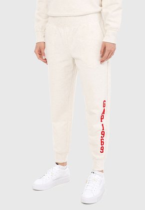Pantalón Beige-Rojo GAP