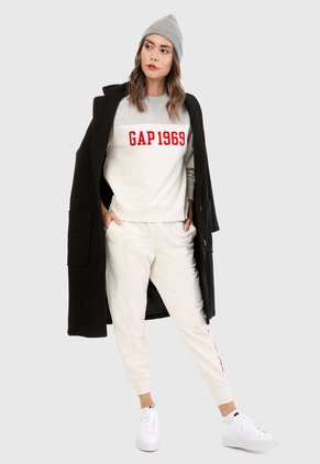 Pantalón Beige-Rojo GAP