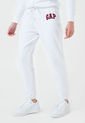 Pantalón Sudadera Blanco GAP de GAP