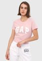 Camiseta Dúo Blanco-Rosado GAP de GAP