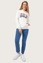 Hoodie Marfil-Rojo-Azul GAP de GAP