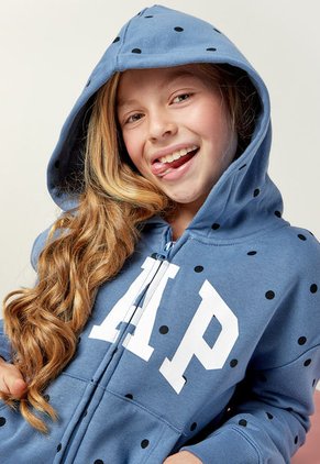 Hoodie Azul-Blanco GAP Kids