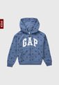 Hoodie Azul-Blanco GAP Kids de GAP