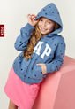 Hoodie Azul-Blanco GAP Kids de GAP