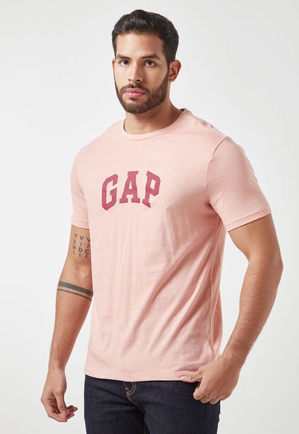 Camiseta x3 Celeste-Blanco-Palo Rosa GAP