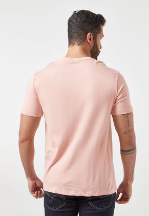 Camiseta x3 Celeste-Blanco-Palo Rosa GAP