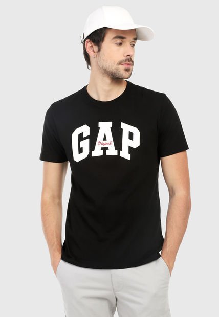 Camiseta Negro-Blanco GAP
