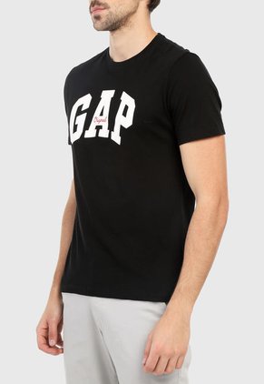 Camiseta Negro-Blanco GAP